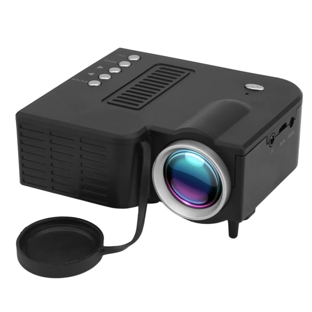 UC28B портативный HD 1080 P Мини светодиодный проектор с USB tv AV для домашнего офиса