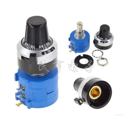 3590S 2 104L 100 k Ом precisao multiturn potenciometro 10 резистор ajustavel anel + voltas счетный циферблат