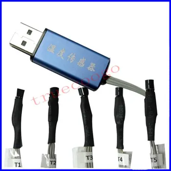 

The temperature sensor DS18B20 temperature sensor module 5 usb connection chip temperature measurement