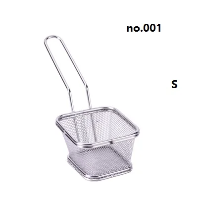 Кухонная утварь для жарки сетчатый инструмент для картофеля Мини Корзина для семьи ежедневное использование deepfry ситечко - Цвет: 001