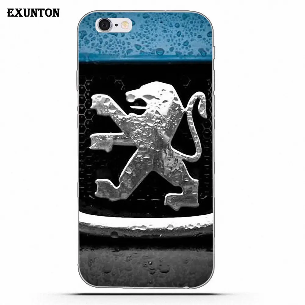 Логотип Peugeot для Apple iPhone 4 4S 5 5C SE 6 6S 7 8 Plus X для Apple iPhone 4 4S 5 5C SE 6 6S 7 8 Plus X TPU