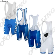 Italia Классическая Команда Pro Cycling Bib шорты Индивидуальные дорога Горная гонка OROLLING нескольких типов