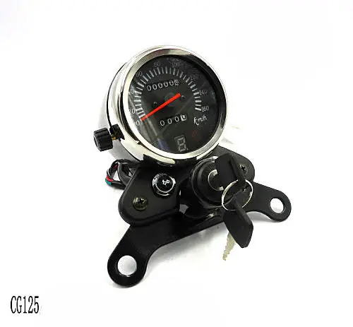 

Motorcycle Odometer Speedometer Gear Digital Display For Honda CG125 JH70 cafe