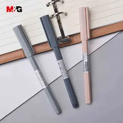 M & G оптовая продажа 3 шт. шестиугольный корпус элегантные шариковые гелевые ручки для письма канцелярские принадлежности офисные школьные