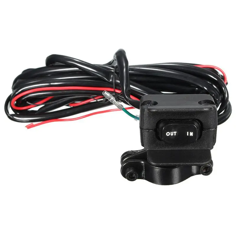 

3 Meter Motorcycle ATV/UTV Winch Rocker Switch Handlebar Control Line Warn Kit