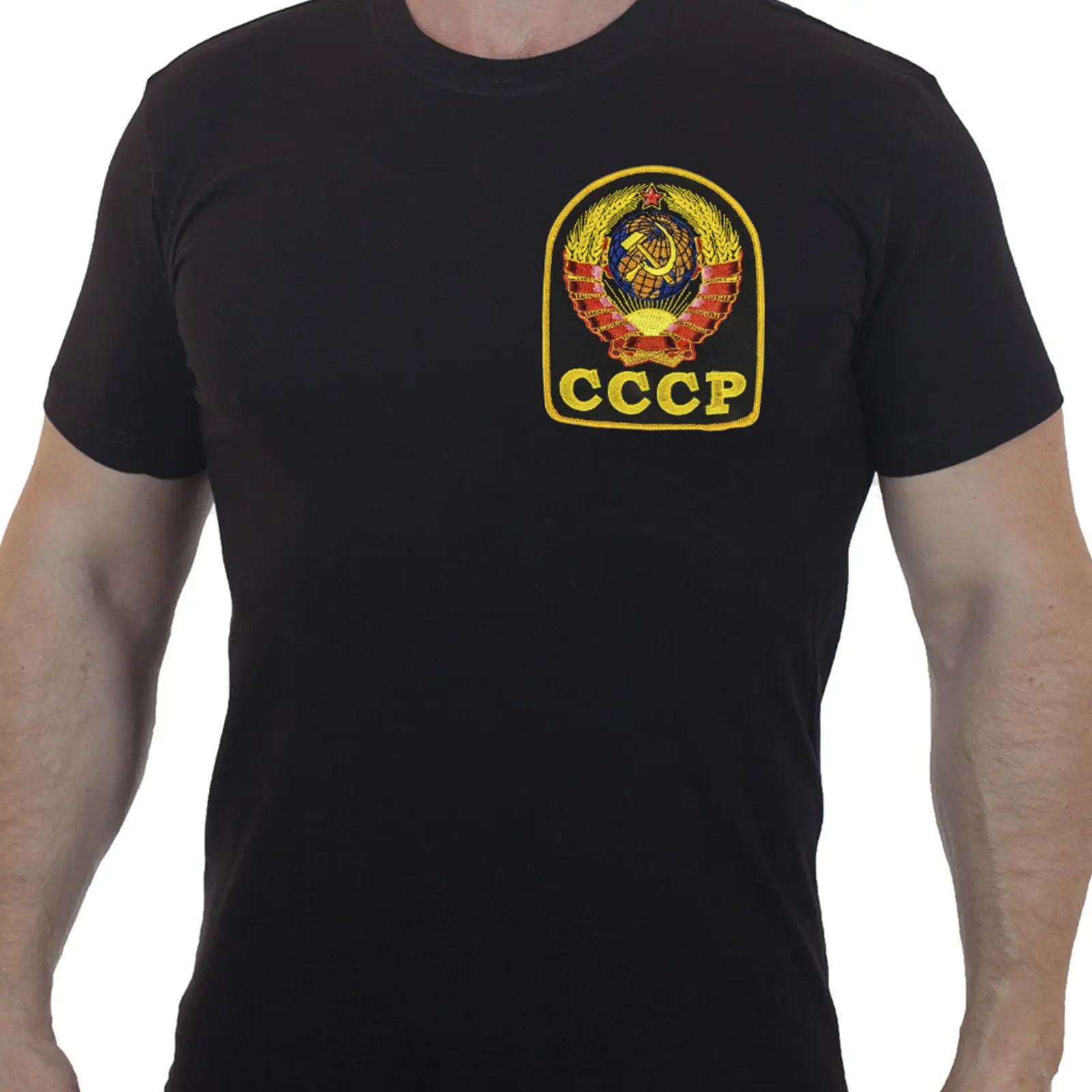 

t-shirt with Russian T-Shirts russia putin military Men's Clothing army USSR