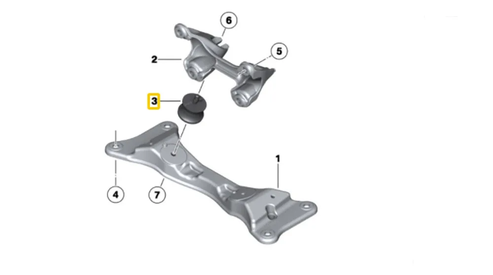 Rubber Manual Gear Box Mount BMW Z3 Z4 E36 E46 E87 E90 1 3 Series 22316771219