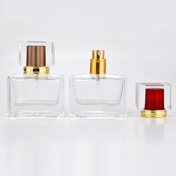 

30ML New Stye High Quality Portable Glass Refillable Perfume Bottle With Sprayer Empty Parfum Case For Traveler