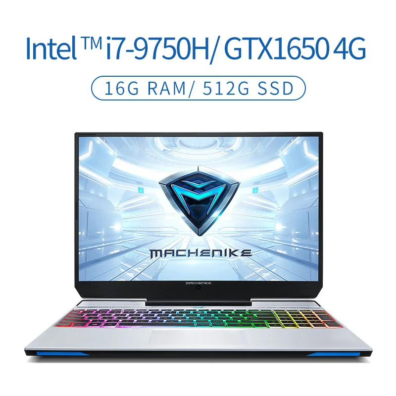 Игровой ноутбук Machenike F117-VB1 i7(i7-9750H+ GTX 1650/8GB ram/512G SSD/15,6 '') ноутбук i7 ноутбук - Цвет: i7 GTX1650 16G 512G