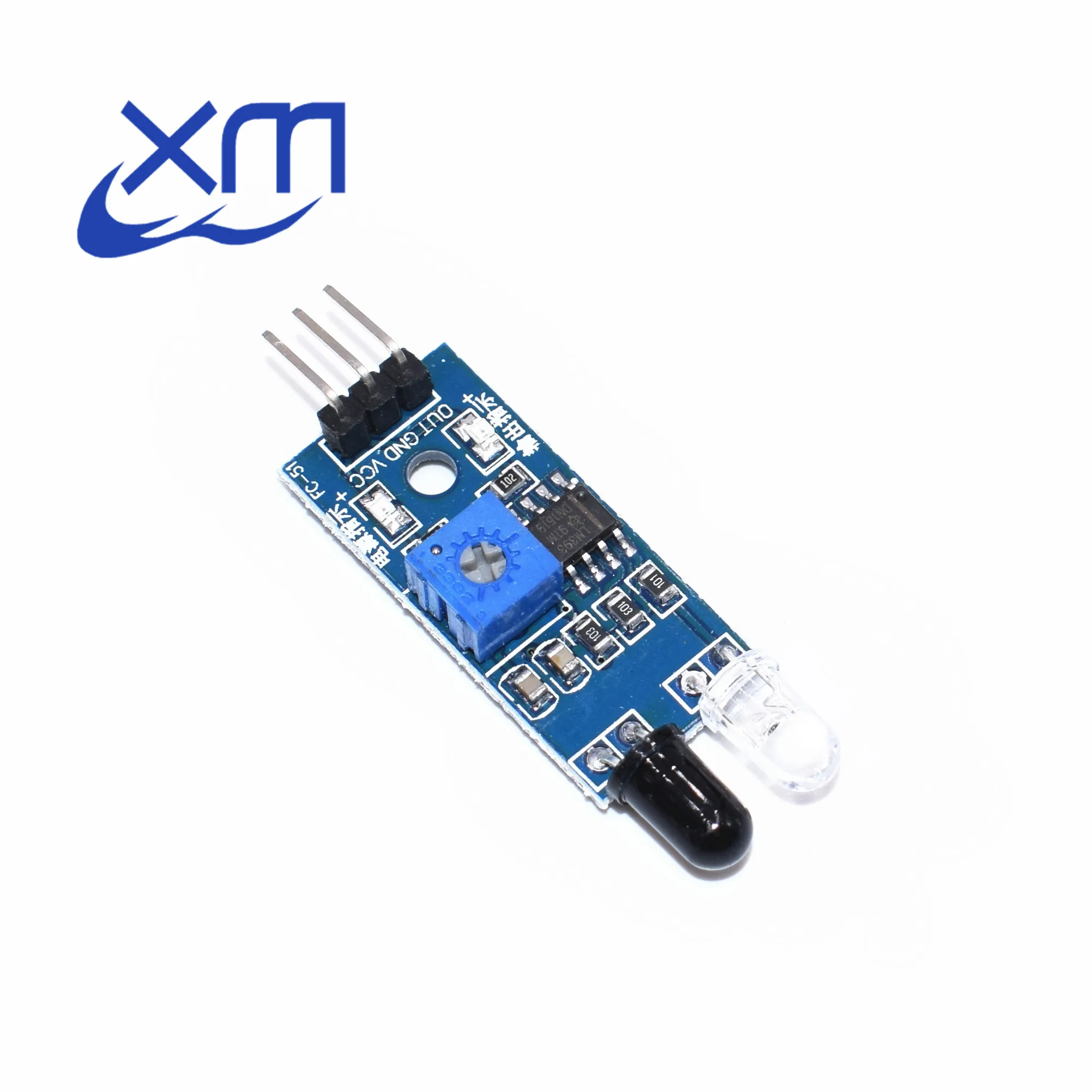 

Reflection IR Obstacle avoidance Module Sensor infrared sensor intelligent car robot D54