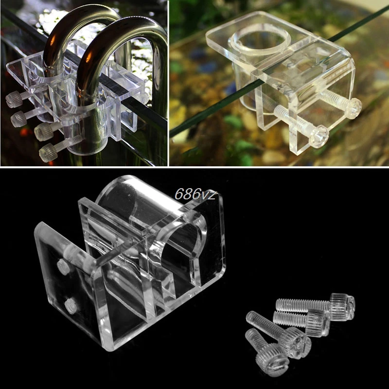 

Aquarium Acrylic Fish Tank Filter Outflow Inflow Pipe Holder Water Hose Holder N28 Drop Ship