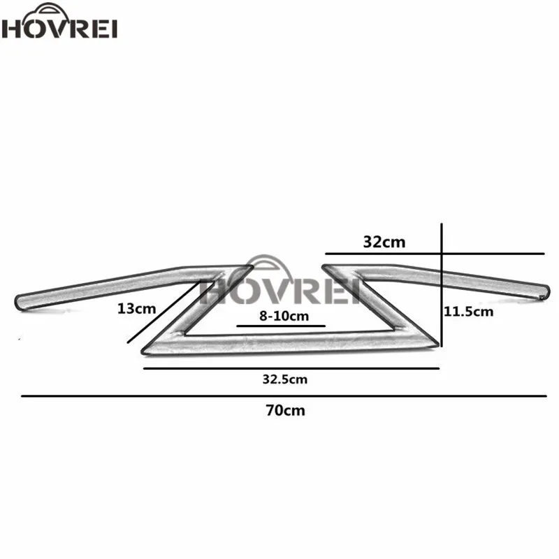 Универсальный 7/" 22 мм Мотоцикл Черный Хром Винтаж Z Руль управления для мотоциклов стойка руля Honda Suzuki Chopper Bobber harley