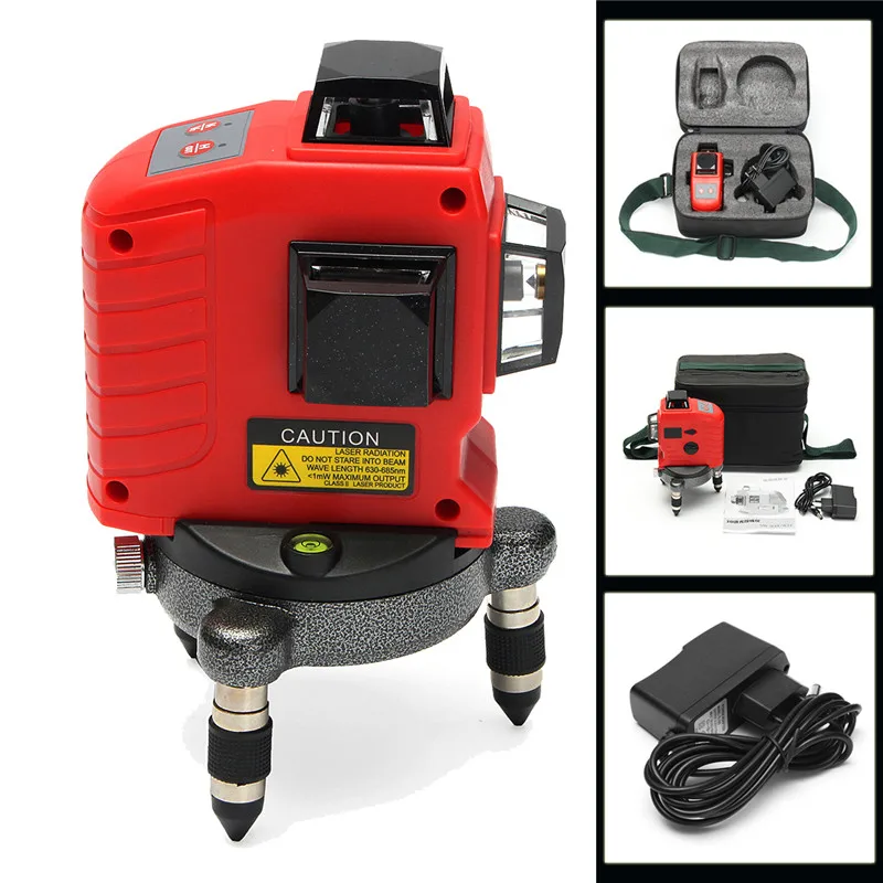 

12 Line 3D 360 angle Laser Automatic Self Leveling Vertical & Horizontal Level Cross Laser Levels