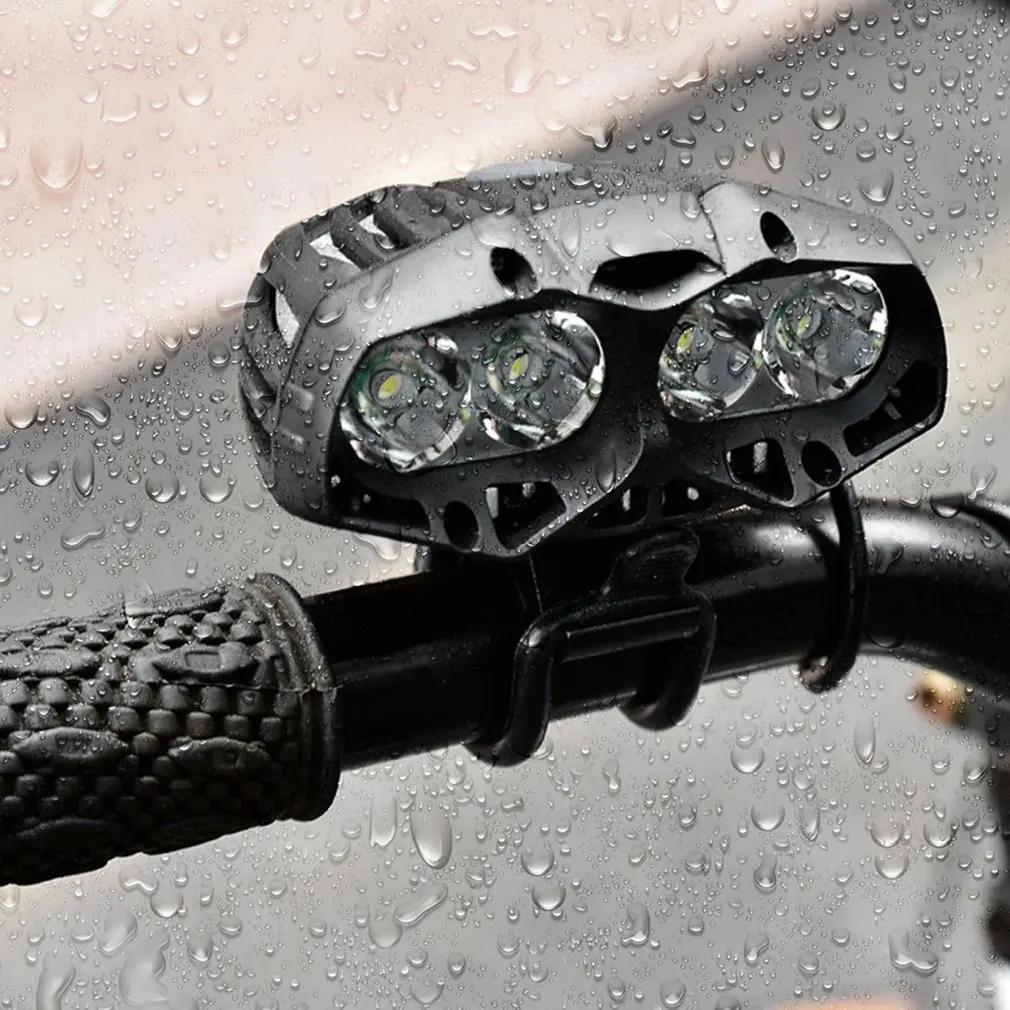 cheap 231 Bicycle Bike Front Torch Waterproof Headlamp Switch Light Outdoor Cycling Riding USB Rechargeable Safety Signal Head Light