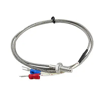 

K Type Temperature Controller Fork Terminals Thermocouple 1M