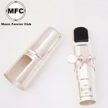 MFC тенор сопрано альт саксофон металлический мундштук посеребренные Запчасти и аксессуары