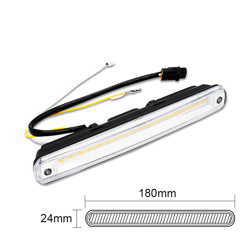 2Pcs/Set SUNKIA External Light 100% Waterproof COB DRL Daytime Running Lights with Turn Signal Lamp & On/Off Function 2Pcs/Set SUNKIA External Light 100% Waterproof COB DRL Daytime Running Lights with Turn Signal Lamp & On/Off Function