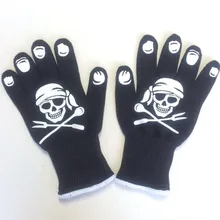 Черные силиконовые перчатки гриля перчатки для барбекю перчатки для духовки, кухонные перчатки термостойкие перчатки EN-407 прямые поставки с фабрики