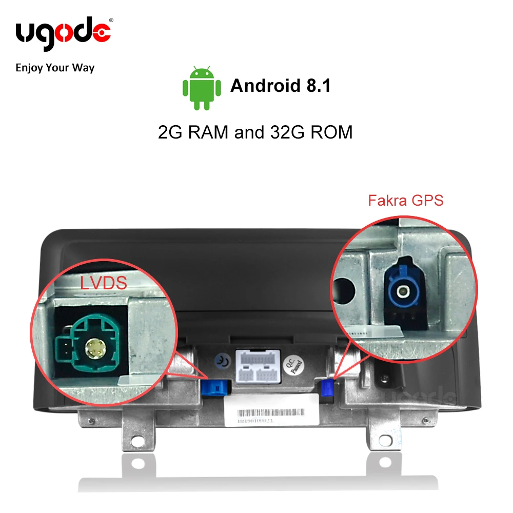 Ugode Android 9 0 автомобильный стерео Авто видео GPS Navi навигационный плеер для BMW X1 F48 NBT