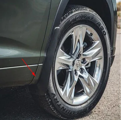 

Car Styling for Toyota Highlander 2014 2015 Automobile Mud Guard Fenders Splash Flaps Mud Flaps Guard Mudguard Auto Accessories