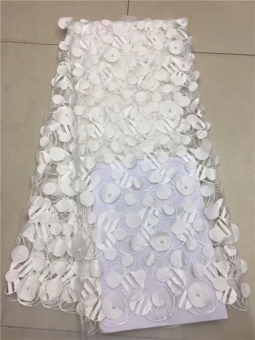 

3D circle Applique Mesh Lace Fabric Guipure beads Lace For African India Women Wedding Dress Fabrics peach 3D Tulle White black