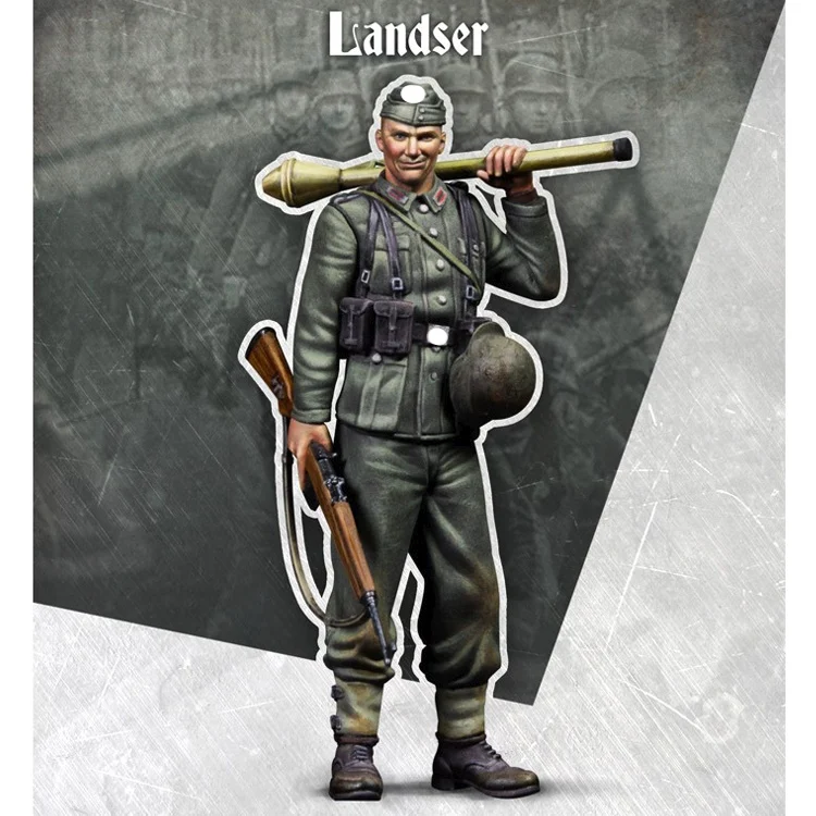 

1/35 LANDSER, Resin Model Soldier GK, Military theme of WW2, Unassembled and unpainted kit