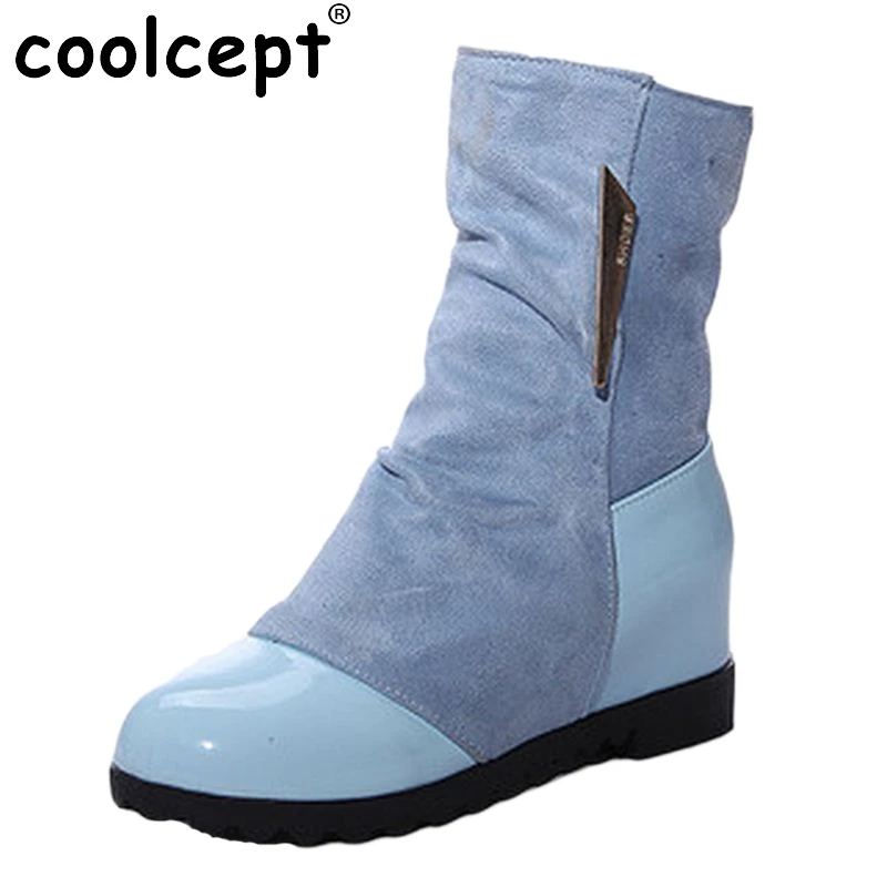 

New Fashion Women Flats Boots Casual Shoes Leisure Sweet Women Boot Stylish Flat Flock Shoes Fashion Boots Size 34-43