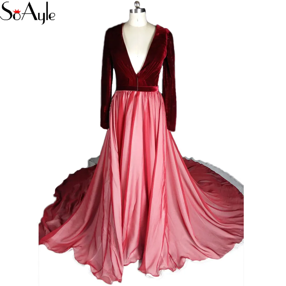 velvet prom dresses 2018