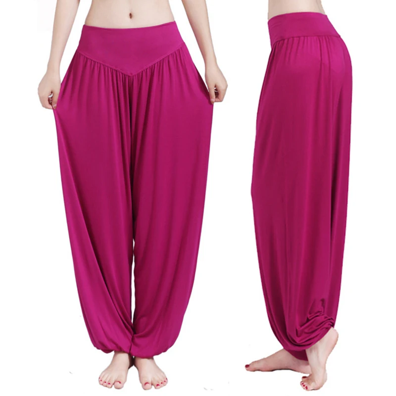 

13 Colors Wide Leg Yoga Pants Plus Size Women Loose Pants Long Trousers for Yoga Dance S M L XL XXL XXXL Soft Modal Home Pants
