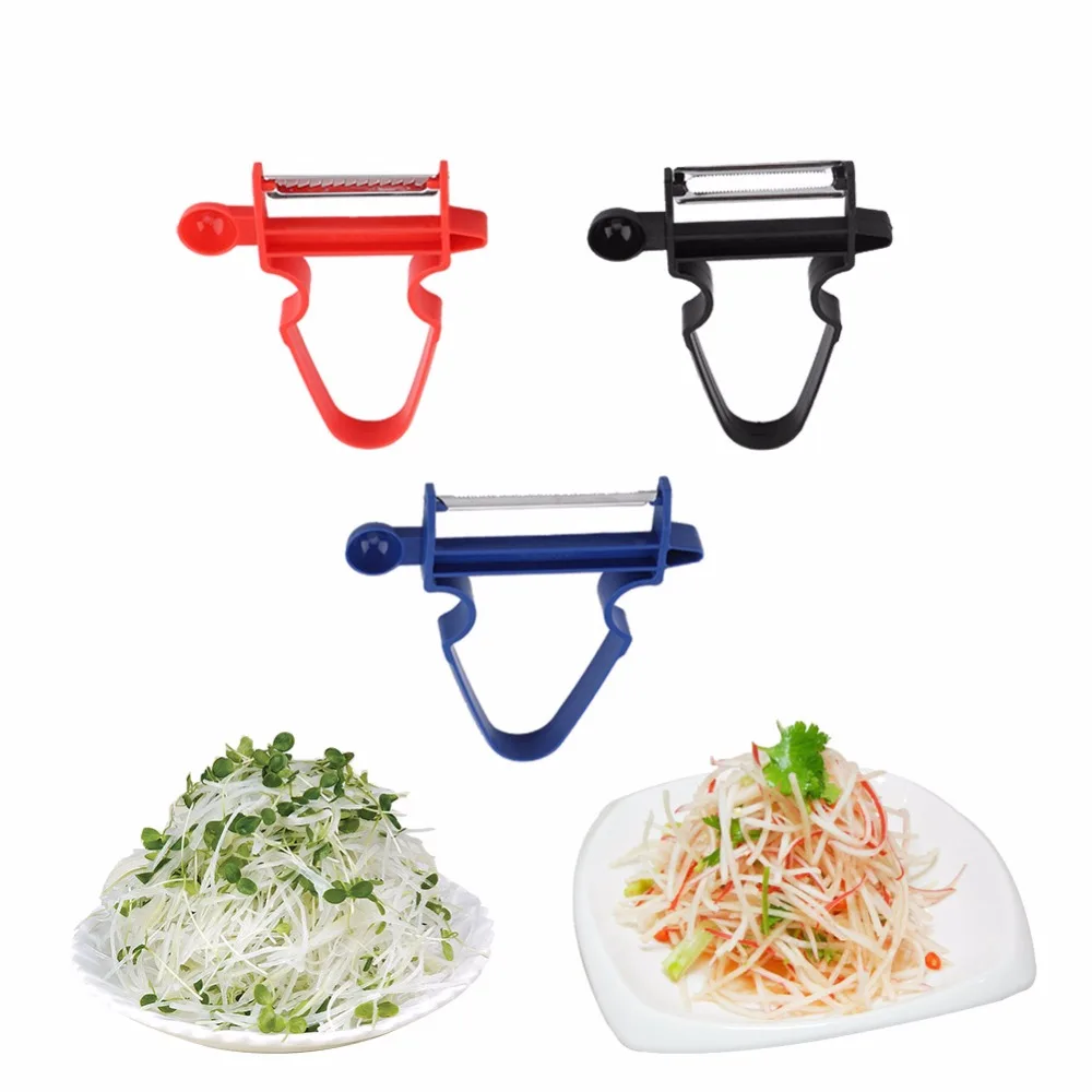 3Pcs Magic Trio Peelers Slicer Shredder Peeler Julienne Vegetable Fruit Cutter X
