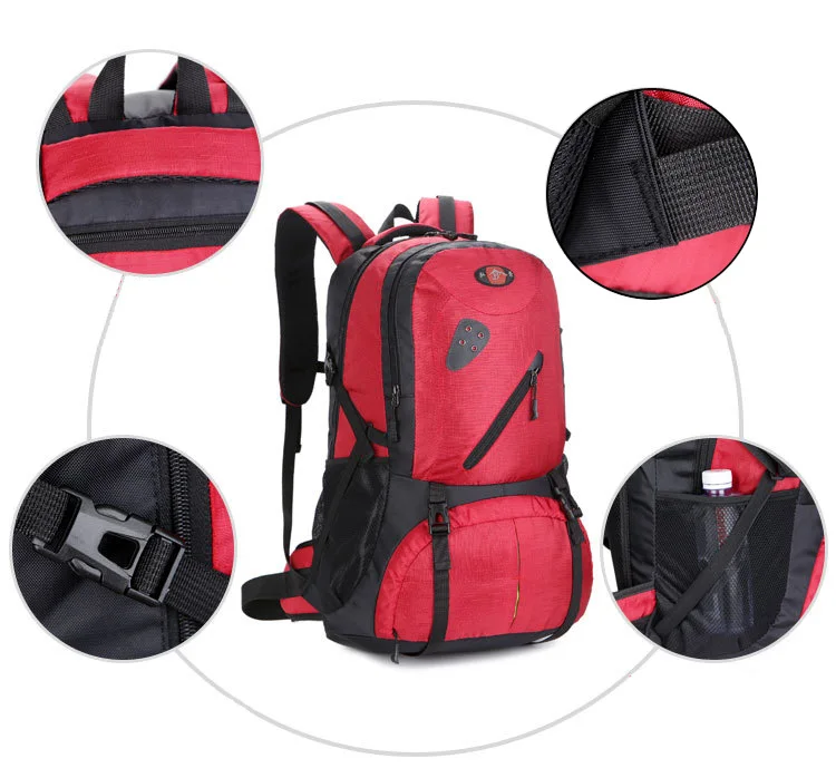 K& D 40L открытый спортивный рюкзак нейлон полиэстер походная Сумка Кемпинг путешествия Альпинизм водонепроницаемый рюкзак