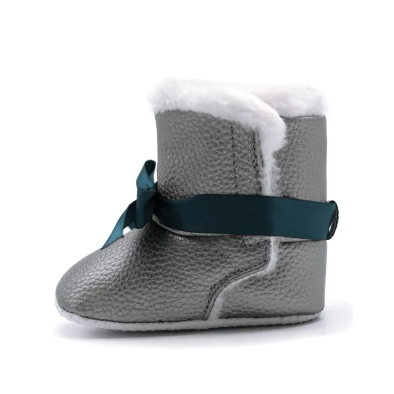 Winter Warm Baby Girls Princess Sweet Winter Boots First Walkersborn Cashmere Infant Toddler Kids Winter Shoes