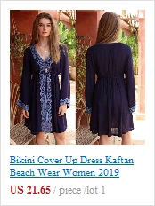 Выходное пляжное платье накидка купальный костюм Ups Vestido Praia купальник женские туники для купальников большой маятник с v-образным принтом