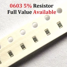 200 шт./лот SMD резистор проволочного чипа 0603 3,3 K/3,6 K/3,9 K/4,3 K/4,7 K Ом/5% Сопротивление 3,3/3,6/3,9/4,3/4,7/K резисторы 3K3 3K6 3K9 4K3 4K7