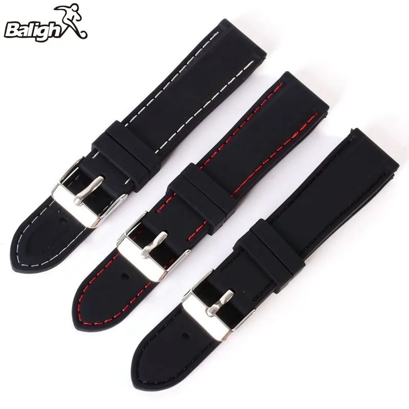 

2018 New 18-24mm New Fashion Wrist Watch Band Trendy Army Military Silicone resin Strap Sports Canvas Wrist Watch Band
