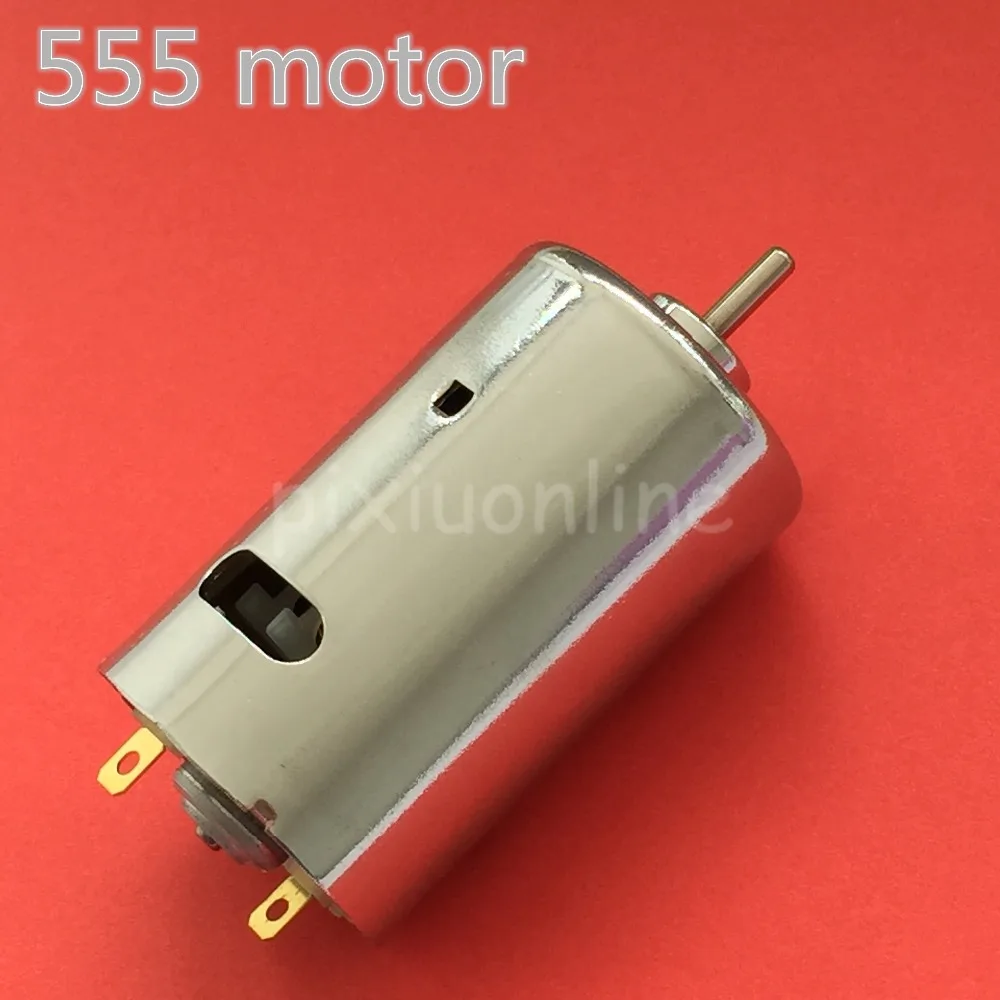 1 unid K246Y 12-24 V 555 rodamiento Mini DC Motor DIY Motor de coche modelo GRAN PODER partes venta a pérdida Fracne