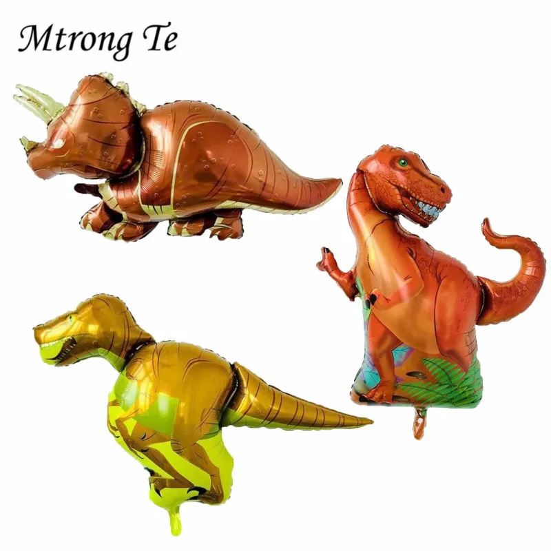 

10pc Large walking animal dinosaur helium balloons baby child birthday forest theme party decor kids gifts globos balls supplies