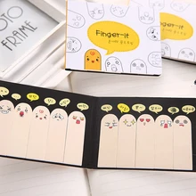Пальцы Блокноты Post-It Kawaii Stickey Примечания канцелярские принадлежности наклейки скрапбукинга планировщик клей закладки для школы