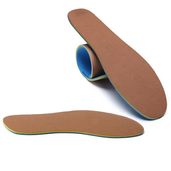 

Breathable Shock Absorber Casual Sports Shoes Insoles Brown Double Pigskin Insoles