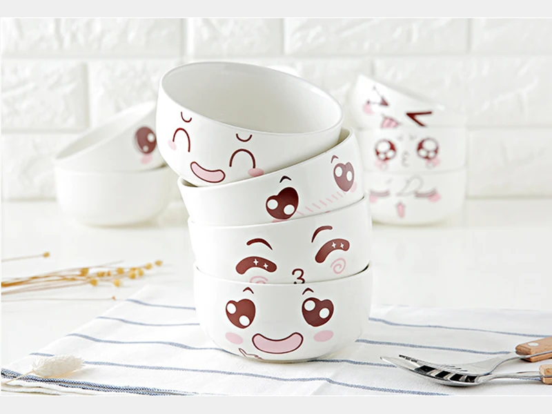Виды различных Лидер продаж милые уход за кожей лица чаши суп кухонные чаши посуда керамика чаши