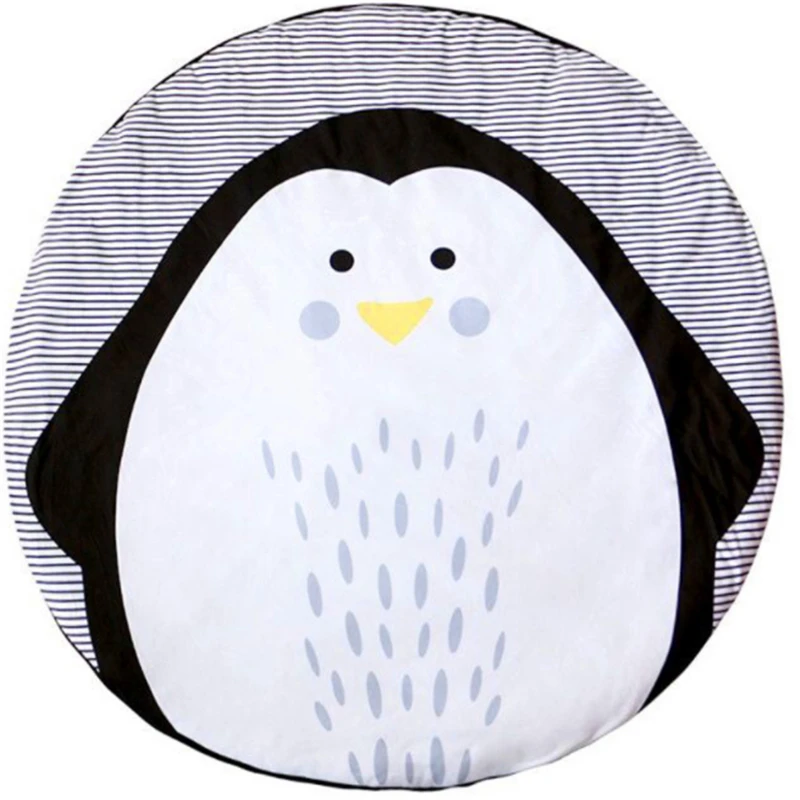 

INS 95CM Baby play mat Cotton Kids Play Game Mats playmat Round baby blanket baby gym playmat Floor Carpet For Crawling Kids Rug