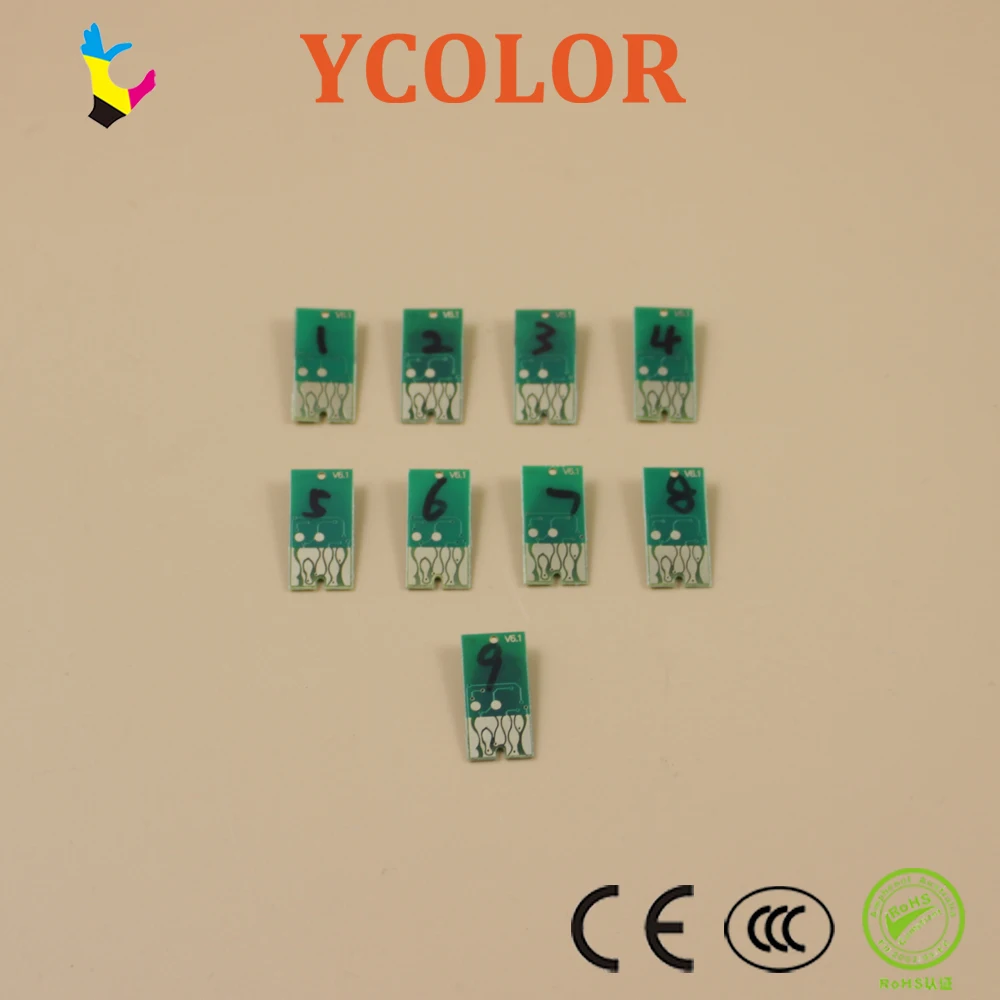ping! 9 pieces/lot Resettable ink cartridge chip for Epson Stylus Pro7908 9908 7890 9890 printer cartridge chip