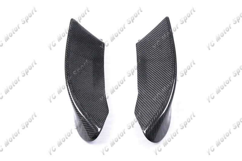 1998-2005 BMW E46 M-Tech II Front Bumper CSL Style Canards CF (5)