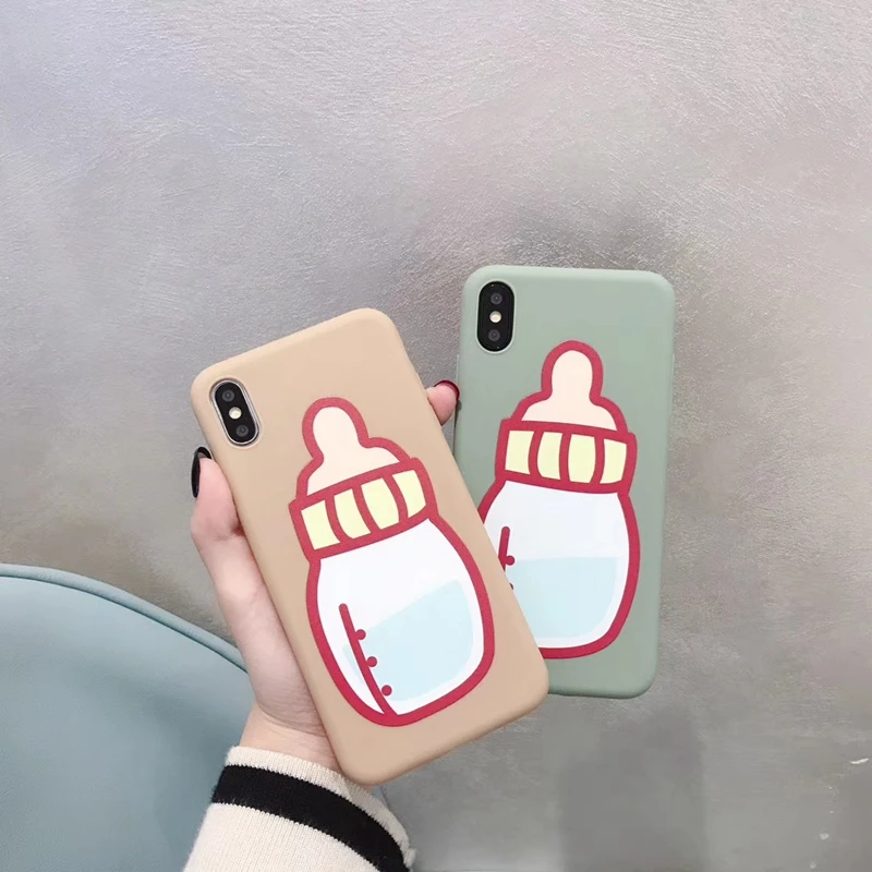 Милый молочный ящик Чехол для iPhone 6 S 6s Plus 8plu 7 чехлов силиконовый мягкий задний