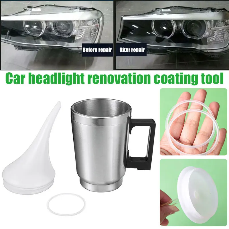 

1 Set Car Headlight Refurbished Electrolytic Atomized Cup Headlamp Repair Tool Equipment Liquids Repair Tool