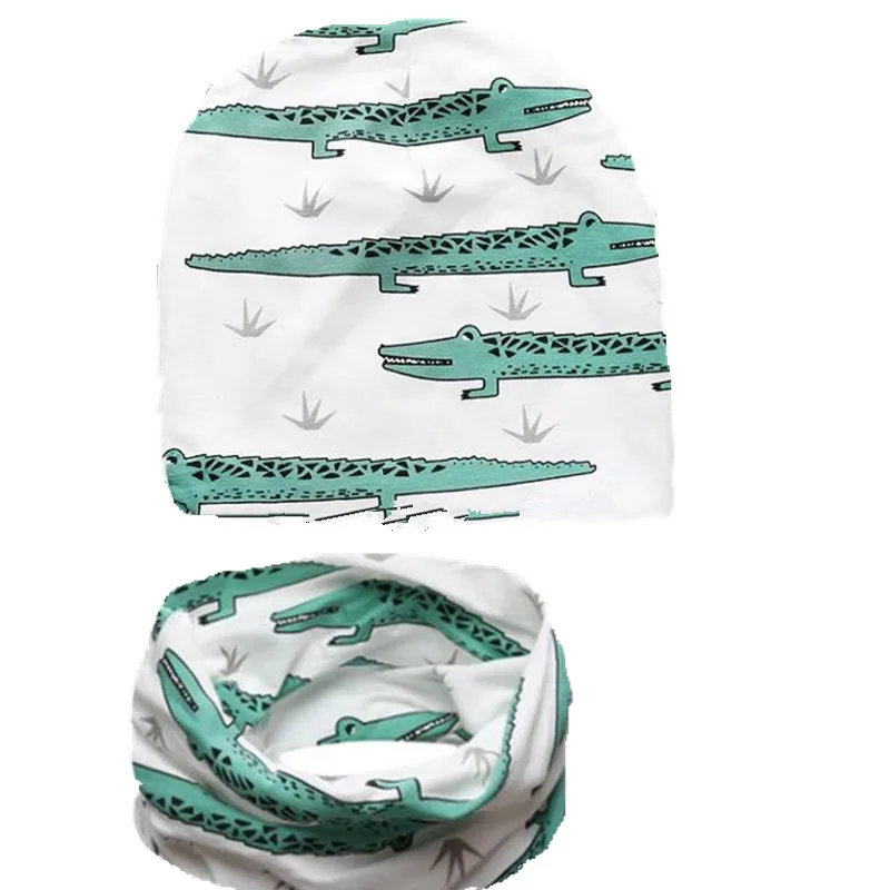 new cotton scarf +hat sets for baby under 5 years winter warm collars +caps suits children beanies wraps headbands accessories