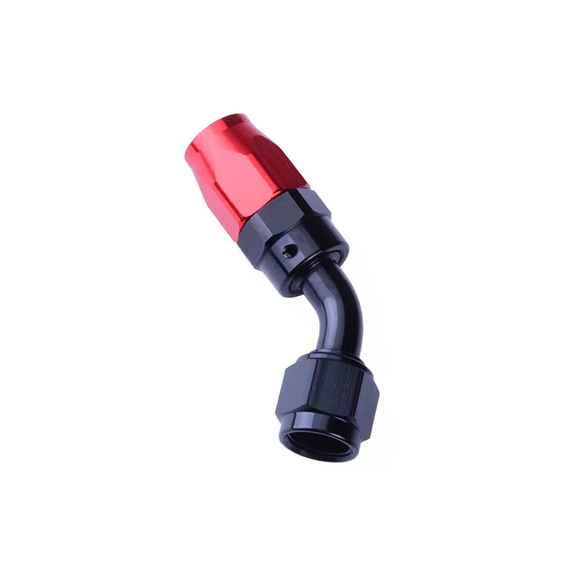 ESPEEDER AN6 0 45 90 180 градусов поворотный конец шланга анонизированный алюминиевый топливный переходник масляный топливный фитинг масляный охладитель конец шланга черный-красный