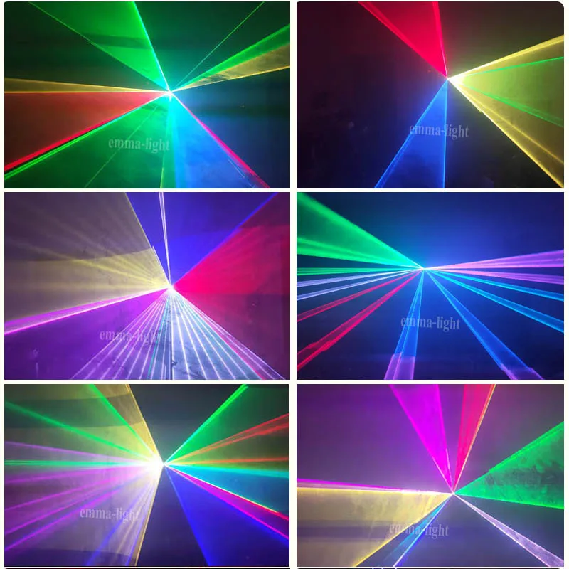 2 Вт RGB DMX полноцветный лазер-2 Вт Авто звуковая программа DJ сценический эффект 2000 МВт