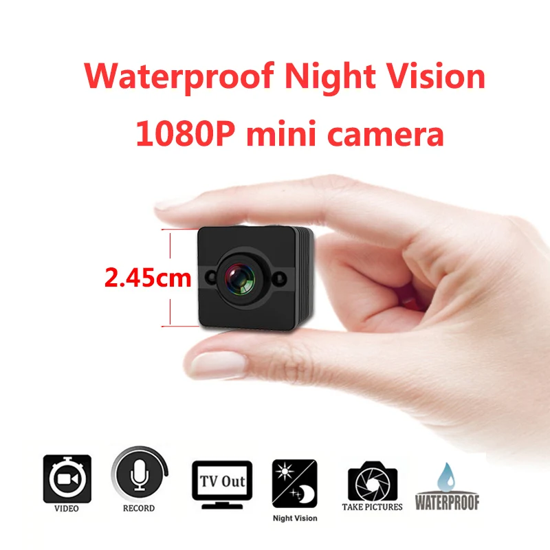 2018 newest HD 1080P super Mini Waterproof camera Body Camera Video Recorder with Motion Detection and