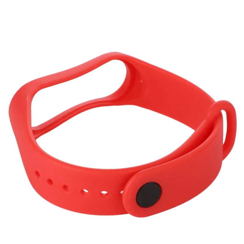 Силиконовый ремешок на запястье для Xiaomi Mi Band 3 цветной смарт браслет